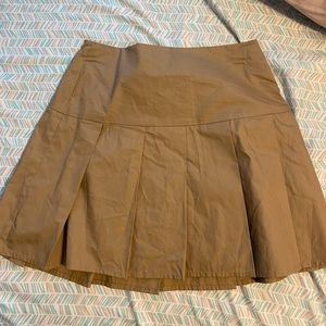 Brown khaki skirt